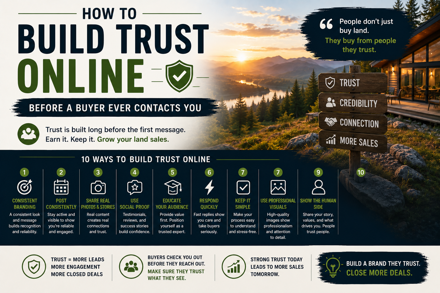 How to Build Trust Online Before a Buyer Ever Contacts You