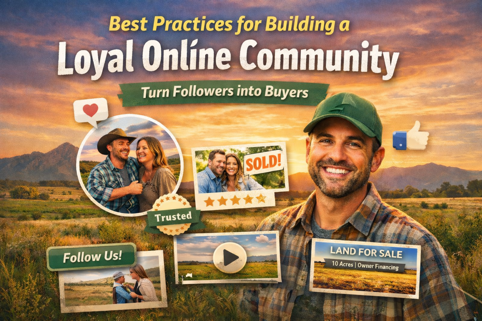 Best Practices for Building a Loyal Online Community (For Land Sellers & Real Estate Brands)